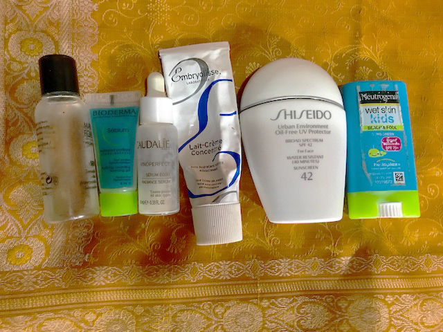 lineup of travel products